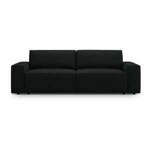Crna sklopiva sofa od bouclé tkanine 247 cm Jodie – Micadoni Home