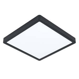 Crna LED stropna svjetiljka 28,5x28,5 cm FUEVA 5 – EGLO