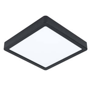 Crna LED stropna svjetiljka 21x21 cm FUEVA 5 – EGLO