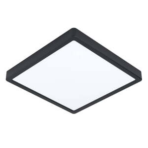 Crna LED stropna svjetiljka 28,5x28,5 cm FUEVA 5 – EGLO