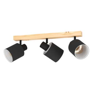 Crni/u prirodnoj boji reflektor 5x48 cm BATALLAS – EGLO