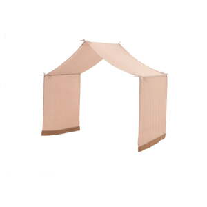 Svjetlo smeđa pamučna dječja zavjesa za krevet 86x414 cm Forrest – Vipack