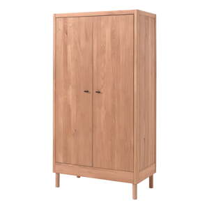 Dječja garderoba od punog hrasta u prirodnoj boji 100x190x55 cm Forrest – Vipack