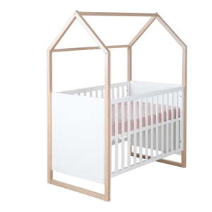Bijeli dječji krevet 60x120 cm Cabane – Roba