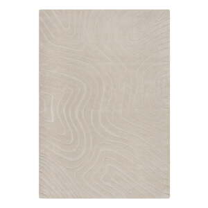 Krem ručno rađen vunen tepih 160x230 cm Mesmerise Natural – Flair Rugs