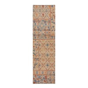 Ručno rađena staza od mješavine jute u prirodnoj boji 60x230 cm Taylor Patchwork – Flair Rugs