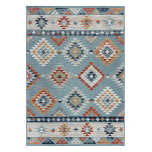 Plavi vanjski tepih 120x170 cm Avery Blue – Flair Rugs