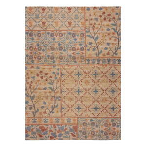 Ručno rađen tepih od mješavine jute u prirodnoj boji 120x170 cm Taylor Patchwork – Flair Rugs