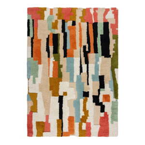 Ručno rađen vunen tepih 200x290 cm Zagora Geo Shaggy – Flair Rugs