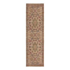Ručno rađena staza od mješavine jute u prirodnoj boji 60x230 cm Celine Jute Global – Flair Rugs