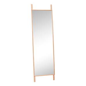 Stojeće ogledalo s okvirom od masivnog drveta 53x188 cm Lean – Hübsch