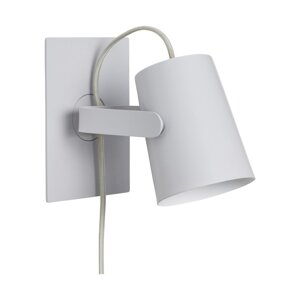 Svijetlo siva zidna lampa Ardent – Hübsch