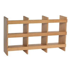 Biblioteka u dekoru hrasta u prirodnoj boji 120x70x32 cm Momentum – Hübsch