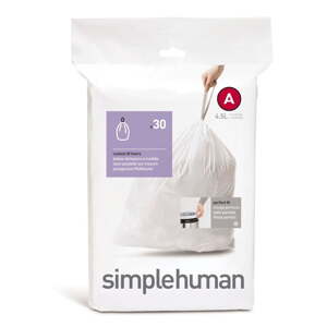 Vreće za smeće s trakom za zatezanje 30 kom 4,5 l A – simplehuman