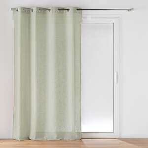 Zelena prozirna zavjesa 140x280 cm Cloris – douceur d'intérieur