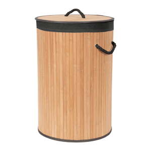 Bambusova košara za rublje u prirodnoj boji 70 l Bamboo – Compactor