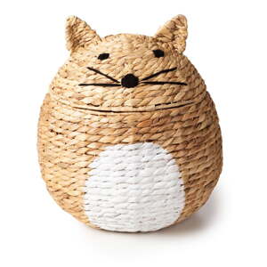 Dječja kutija za pohranu od vodenog zumbula u prirodnoj boji ø 40x43 cm Cat – Compactor