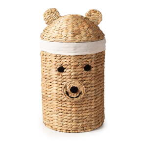 Dječja kutija za pohranu od vodenog zumbula u prirodnoj boji ø 30x56 cm Bear – Compactor