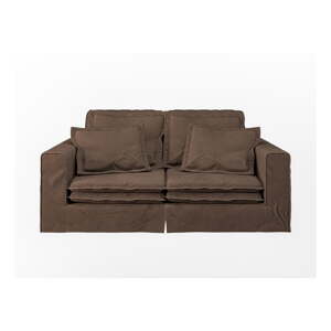 Tamno smeđa sofa 196 cm Nora – Ropez