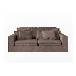 Smeđa sofa 236 cm Nora – Ropez