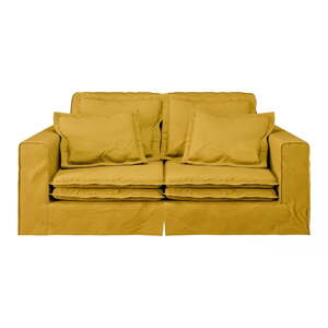 Žuta  sofa 196 cm Nora – Ropez
