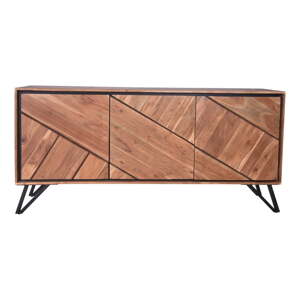 Komoda od masivnog bagrema u prirodnoj boji 150x76x40 cm Ambala – Interia Home & Living