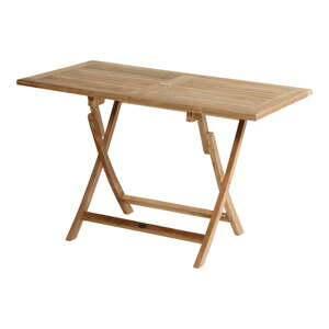 Vrtni stol od masivne tikovine 70x120 cm Skagen – Hartman