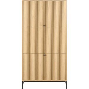 Ormar u dekoru hrasta u prirodnoj boji 99x200x60 cm Albany  – Actona