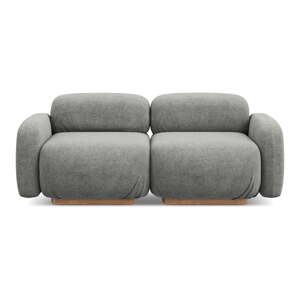 Siva sofa od bouclé tkanine 190 cm Ailani – Makamii