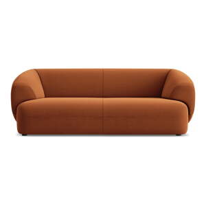 Narančasta baršunasti sofa 212 cm Moana – Makamii