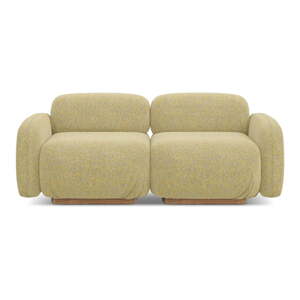 Žuta  sofa 190 cm Ailani – Makamii