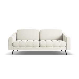 Bijela baršunasti sofa 202 cm Nalu – Makamii
