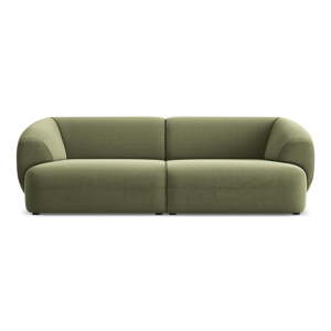 Zelena baršunasti sofa 232 cm Moana – Makamii