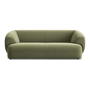 Zelena baršunasti sofa 212 cm Moana – Makamii