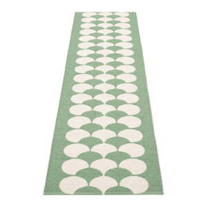 Zelena/krem unutarnja i vanjska staza 70x250 cm Poppy Oregano – Pappelina
