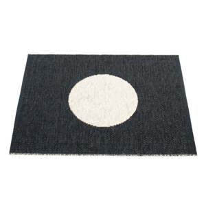 Crno-bijeli unutarnji i vanjski tepih 70x90 cm Vera Black – Pappelina