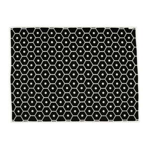 Crna deka od mješavine vune 140x180 cm Honey Black – Pappelina