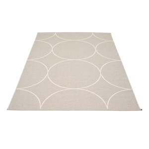 Krem unutarnji i vanjski tepih 180x275 cm Boo Linen – Pappelina