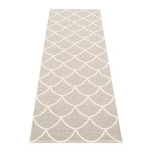 Krem unutarnja i vanjska staza 70x225 cm Kotte Linen – Pappelina