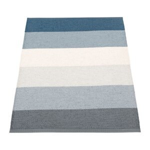 Plavi/krem unutarnji i vanjski tepih 70x100 cm Molly Ocean Grey – Pappelina