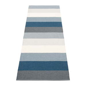 Plava/krem unutarnja i vanjska staza 70x200 cm Molly Ocean Grey – Pappelina