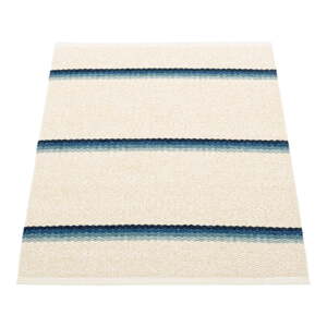 Plavi/krem unutarnji i vanjski tepih 70x90 cm Olle Blue Vanilla – Pappelina
