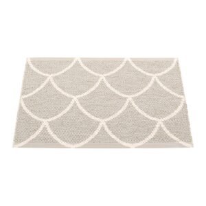 Krem unutarnji i vanjski tepih 70x50 cm Kotte Linen – Pappelina