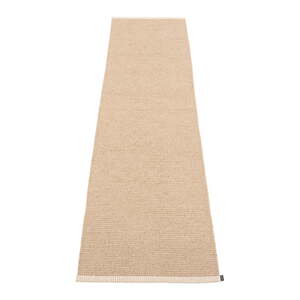 Bež unutarnja i vanjska staza 60x250 cm Mono Light Nougat – Pappelina