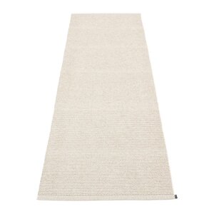 Krem unutarnja i vanjska staza 70x200 cm Mono Linen Vanilla – Pappelina