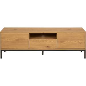 TV komoda u dekoru hrasta u prirodnoj boji 140x45x40 cm Seaford – Actona