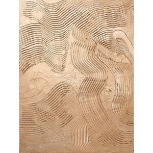 Ručno oslikana slika 88x118 cm Metallic Brown – Malerifabrikken