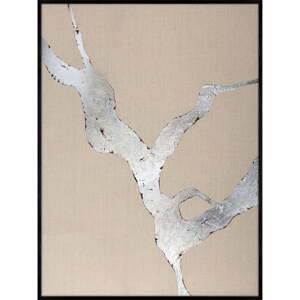 Ručno oslikana slika 90x120 cm Wild Horizon Silver – Malerifabrikken
