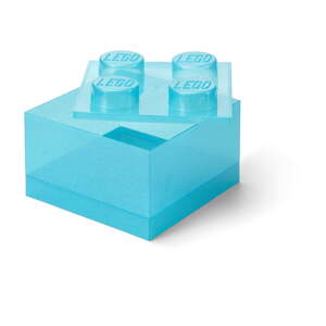 Svijetlo plava plastična dječja kutija za pohranu 25x25x18 cm – LEGO®