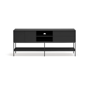 Crna TV komoda 175x74x45 cm Platt – Teulat